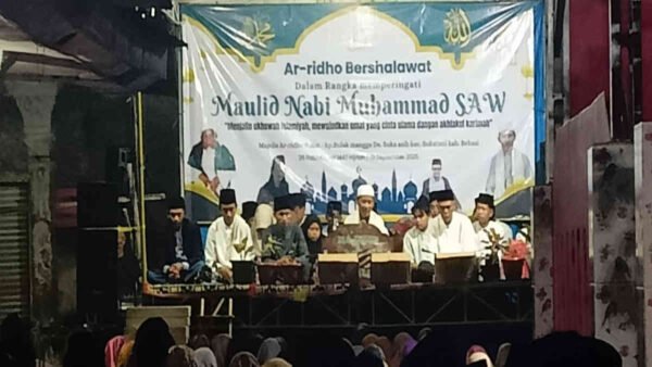 Maulid Nabi, Jamaah Ar Ridho Sukatani Bekasi, Diajak Siapkan Bekal Iman