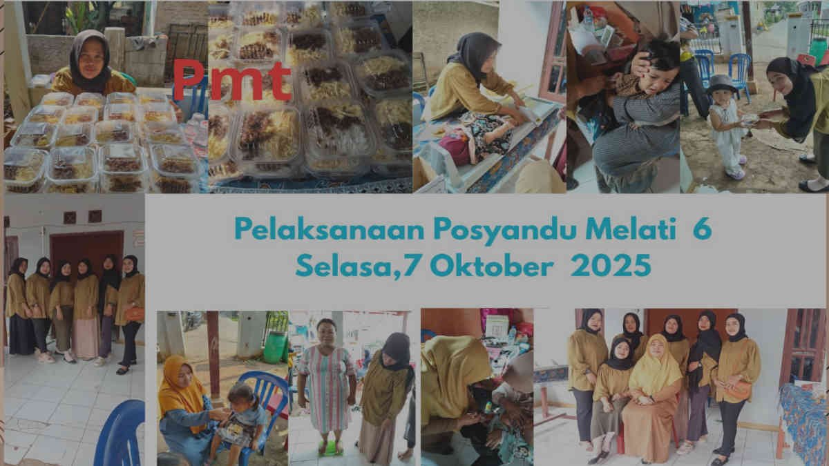RW 05 Sumur Batu Gelar Penimbangan dan PMT di Posyandu, Wujud Nyata Peduli Generasi Sehat