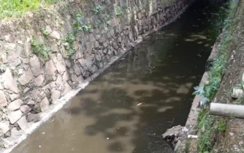 Tinjau Aliran Kali Dermaga, UPTD LH Bantargebang Bilang Begini