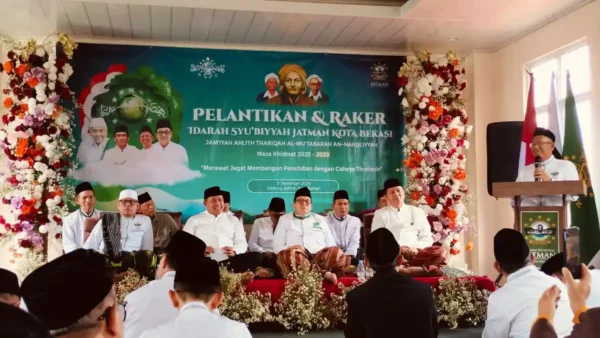 Jatman Kota Bekasi Dilantik, Siap Jadi Mercusuar Spiritual dan Penyelenggara Dzikir Akbar HUT Kota Bekasi 2026