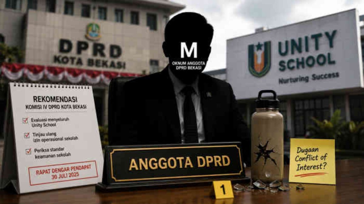 Viral di TikTok, Netizen Desak Evaluasi Oknum Anggota DPRD Bekasi Berinisial M Buntut Polemik Unity School